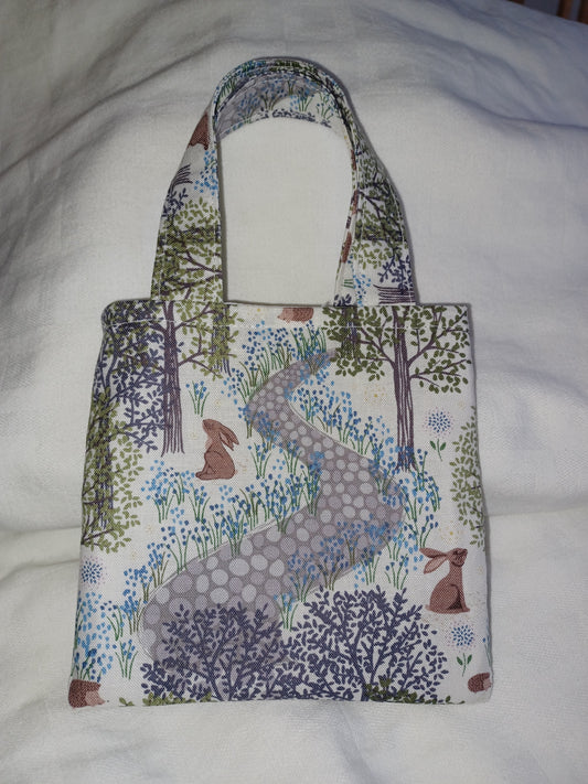 Rabbit in the wood mini bag