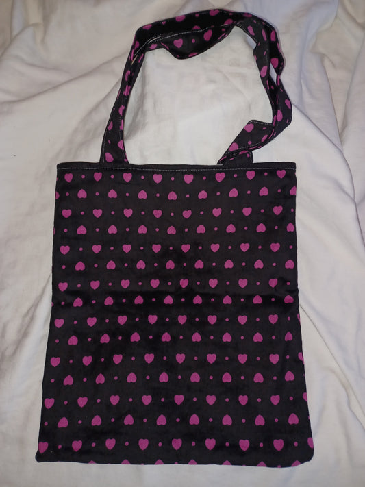 Heart tote bag