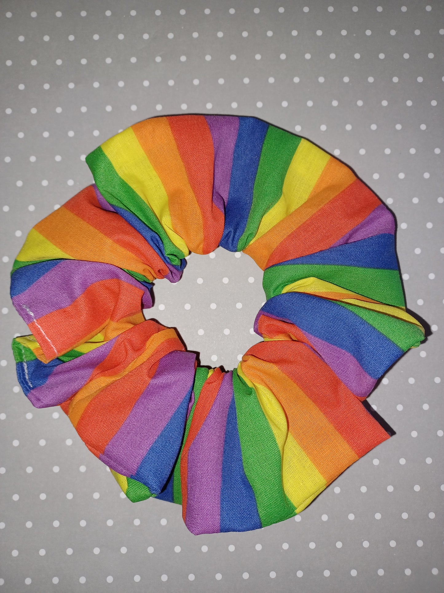 Rainbow xl scrunchie