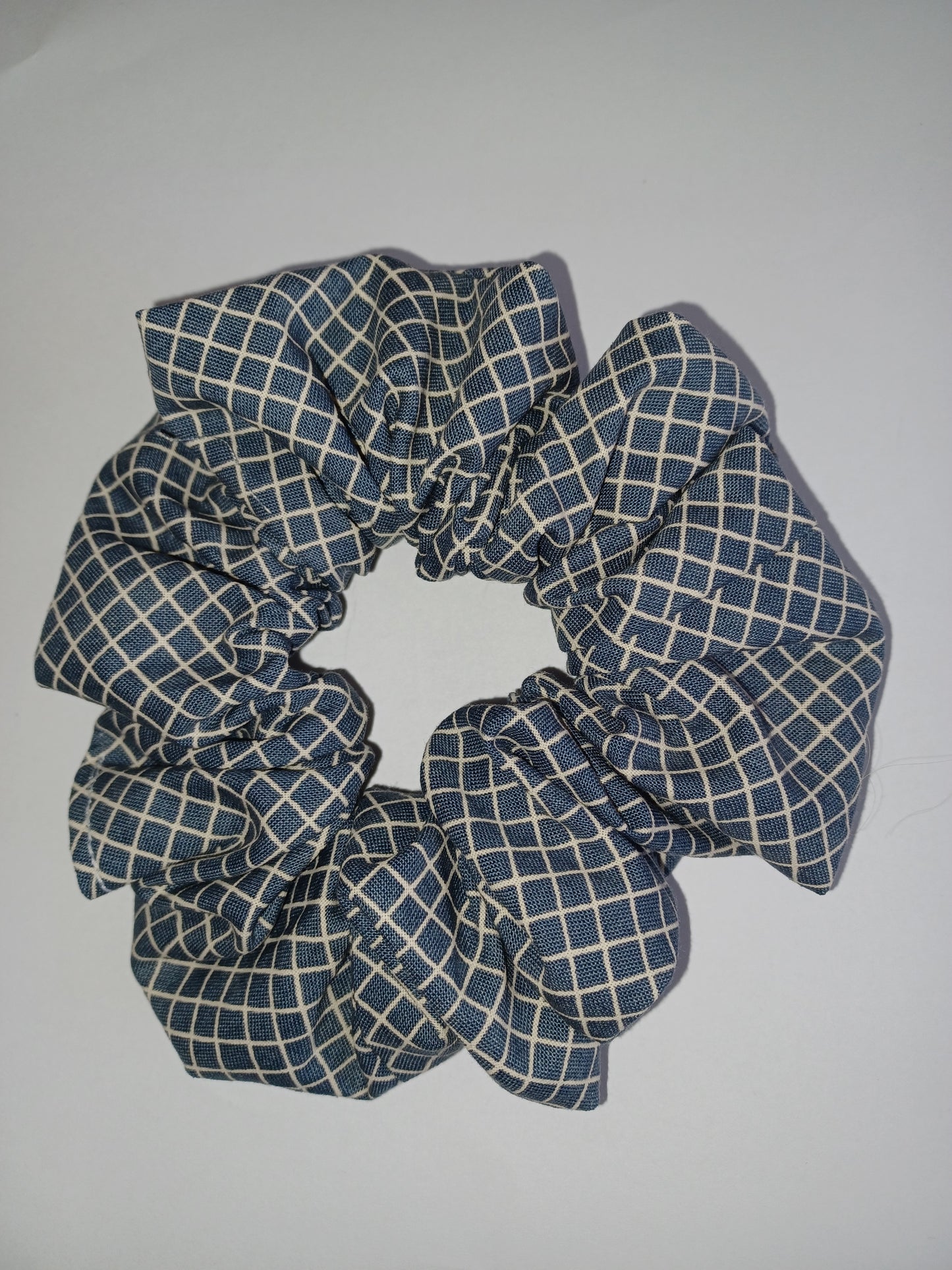 Grey cross xl scrunchie