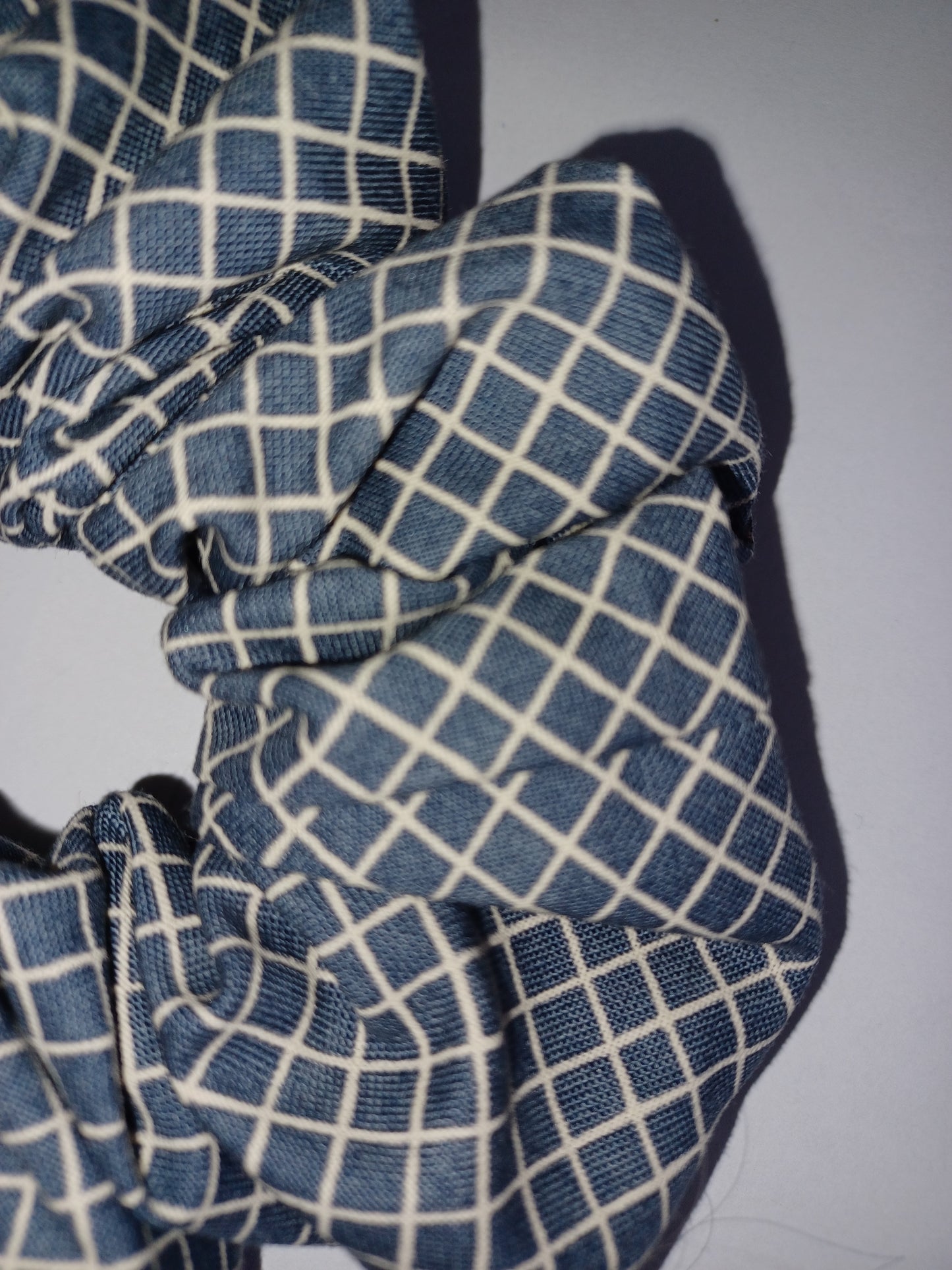 Grey cross xl scrunchie