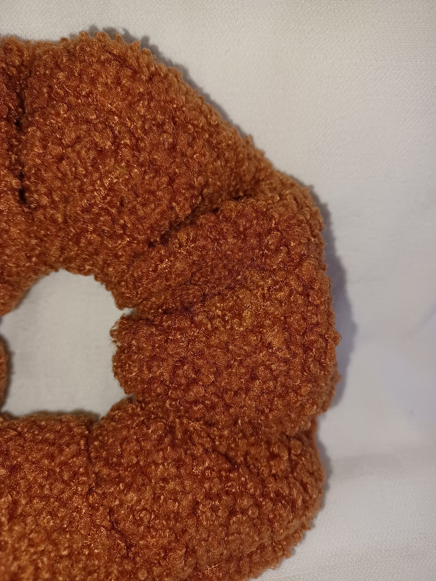 Teddy bear scrunchie - caramel