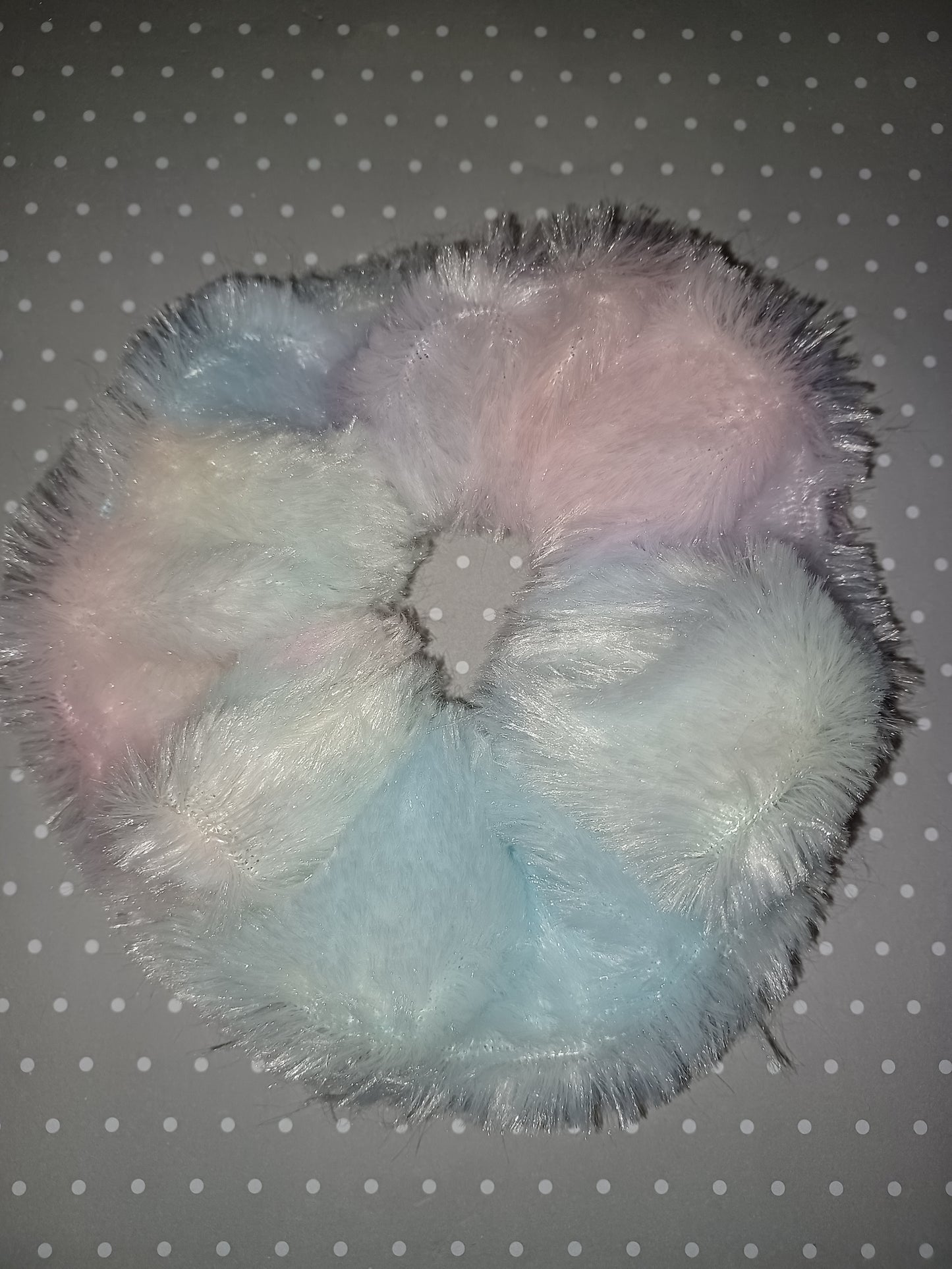 Unicorn fur xl scrunchie